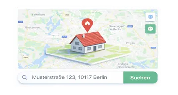 Haus finden - Adresse eingeben